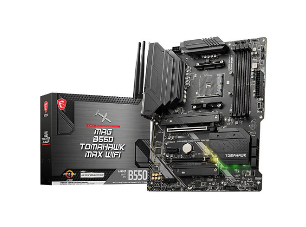 MSI MAG B550 TOMAHAWK MAX WIFI Desktop Motherboard - AMD B550 Chipset - Socket AM4 - ATX
