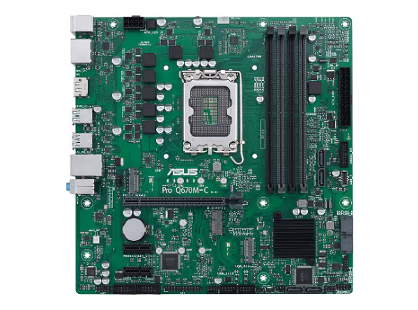 ASUS Pro Q670M-C-CSM - motherboard - micro ATX - LGA1700 Socket - Q670