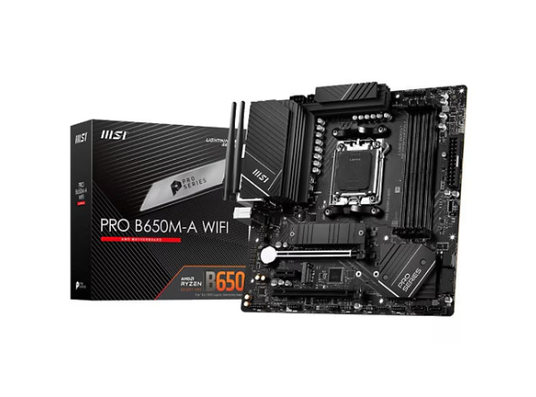 MSI B650M-A WIFI Desktop Motherboard - AMD B650 Chipset - Socket AM5 - Micro ATX