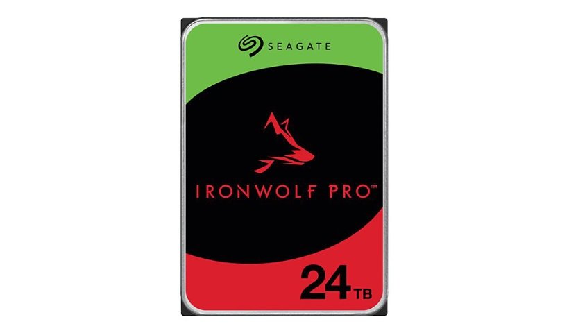 2 Seagate IronWolf Pro ST24000NT002 - hard drive - 24 TB - SATA 6Gb/s - Image 1