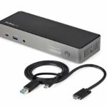 StarTech USB-C / USB-A Hybrid Docking Station for MacBook Pro / Air M1 M2 M3 M4 & Windows, Triple 4K Dock, TAA