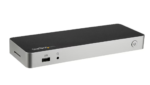 StarTech USB-C Dock 4K Dual Monitor - HDMI/DP, 60W PD/SD Docking Station, 4xUSB - USB-C Dock - Docking Station