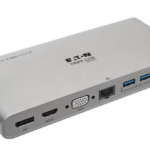 Eaton Tripp Lite Series USB C Docking Station w/ USB-Hub, USB-A/C, HDMI, VGA, DP, Gbe, PD Charging 4K, USB Type-C, USB-C