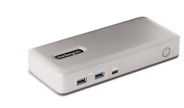 StarTech USB-C Dual Monitor Docking Station, USBC to HDMI 4K60Hz, USB C to DP HDMI Hub, 7 Port USB Adapter, 85W, TAA