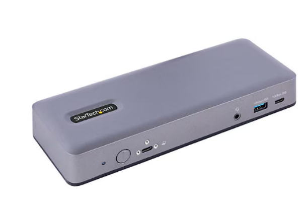 StarTech USB-C Dock, Triple/Dual 4K Docking Station, Cert. WWCB/Chromebook USB-C Dock - Docking Station, TAA