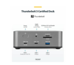 StarTech Thunderbolt 5 Universal Docking Station, Multi-Display Hub, 8K 60Hz / 4K 144Hz, 120Gbps BW Boost, 140W PD - Image 3