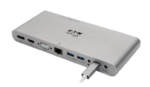 Eaton Tripp Lite Series USB C Docking Station w/ USB-Hub, USB-A/C, HDMI, VGA, DP, Gbe, PD Charging 4K, USB Type-C, USB-C - Image 2