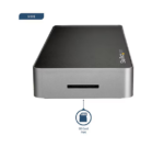 StarTech USB-C Dock 4K Dual Monitor - HDMI/DP, 60W PD/SD Docking Station, 4xUSB - USB-C Dock - Docking Station - Image 2