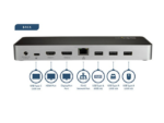 StarTech USB-C Dock 4K Dual Monitor - HDMI/DP, 60W PD/SD Docking Station, 4xUSB - USB-C Dock - Docking Station - Image 4
