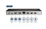 StarTech USB-C Dock 4K Dual Monitor - HDMI/DP, 60W PD/SD Docking Station, 4xUSB - USB-C Dock - Docking Station - Image 3