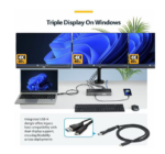 StarTech Triple-Monitor USB-C Docking Station, 140W Laptop Charging Dock for MacBook Pro and Windows, 4K 60Hz, TAA - Image 5